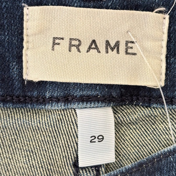 Frame Le Palazzo Wide Leg Jeans in Blue Size 29 - Picture 8 of 11